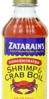 ZATARAIN'S Crab and Shrimp Boil Liquid, Concentrated, 8-Ounce (Pack of 6)