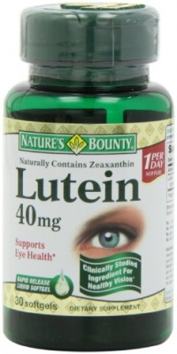 Nature's Bounty Lutein 40 Mg, 30-Count Nature's Bounty Lutein 40 Mg, 30-Count