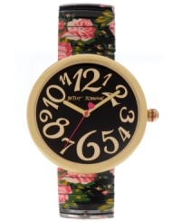 A rose by any other name: This sweet watch from Betsey Johnson is covered with a darling floral print. A rose by any other name: This sweet watch from Betsey Johnson is covered with a darling floral print.