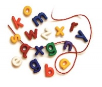 Lower Case Letter Beads; Multi-Colored; 288 Piece Pack; no. R-2186 Lower Case Letter Beads; Multi-Colored; 288 Piece Pack; no. R-2186