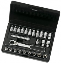 GearWrench 8925 25 Piece 1/4-Inch Drive (13mm) Pass Thru Ratchet Set SAE and Metric GearWrench 8925 25 Piece 1/4-Inch Drive (13mm) Pass Thru Ratchet Set SAE and Metric