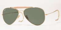 Ray Ban RB3030 Outdoorsman Sunglasses-L0216 Gold Gold (G-15XLT Lens)-58mm Ray Ban RB3030 Outdoorsman Sunglasses-L0216 Gold Gold (G-15XLT Lens)-58mm