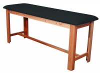 3B Scientific W15074B Black Hardwood Classic Exam Treatment Table with H-Brace, 74.8 Length x 24.4 Width x 33.1 Height 3B Scientific W15074B Black Hardwood Classic Exam Treatment Table with H-Brace, 74.8 Length x 24.4 Width x 33.1 Height