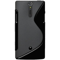 Amzer AMZ95152 Dual Tone TPU Hybrid Skin Fit Case Cover for Sony Xperia S LT26i - 1 Pack - Retail Packaging - Black Amzer AMZ95152 Dual Tone TPU Hybrid Skin Fit Case Cover for Sony Xperia S LT26i - 1 Pack - Retail Packaging - Black