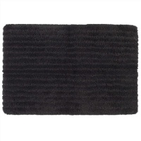 Shaw Living Saville Nylon 21-Inch by 34-Inch Bath Rug, Black Shaw Living Saville Nylon 21-Inch by 34-Inch Bath Rug, Black