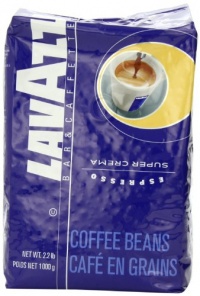Lavazza Super Crema Espresso Whole Bean Coffee, 2.2-Pound Bag Lavazza Super Crema Espresso Whole Bean Coffee, 2.2-Pound Bag