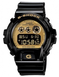 Casio - G-Shock - Mirrored Style - DW6900-CB Series - Black w/ Gold Face , One Size Casio - G-Shock - Mirrored Style - DW6900-CB Series - Black w/ Gold Face , One Size