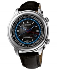 Designed in collaboration with Sir Richard Branson, every Bulova Accutron Limited Edition watch includes his signature etched on the rotor. Certified by the Contrôle Officiel Suisse des Chronomètres (COSC) as a chronometer, meeting the highest timekeeping standards. Designed in collaboration with Sir Richard Branson, every Bulova Accutron Limited Edition watch includes his signature etched on the rotor. Certified by the Contrôle Officiel Suisse des Chronomètres (COSC) as a chronometer, meeting the highest timekeeping standards.