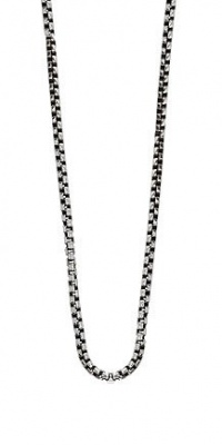 Sterling Silver Box Chain, 2mm Wide Approx., 22 Inches Long Sterling Silver Box Chain, 2mm Wide Approx., 22 Inches Long