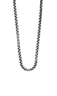 Sterling Silver Box Chain, 3.25mm Wide Approx., 20 Inches Long Sterling Silver Box Chain, 3.25mm Wide Approx., 20 Inches Long