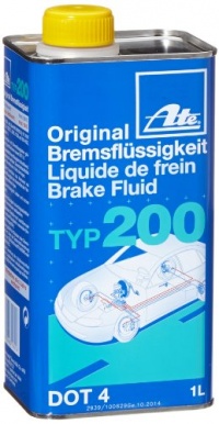ATE 706202 Original TYP 200 DOT 4 Brake Fluid - 1 Liter ATE 706202 Original TYP 200 DOT 4 Brake Fluid - 1 Liter