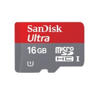 SanDisk Ultra 16 GB microSDHC Class 10 UHS-1 Memory Card 30MB/s with Adapter SDSDQUA-016G-U46A SanDisk Ultra 16 GB microSDHC Class 10 UHS-1 Memory Card 30MB/s with Adapter SDSDQUA-016G-U46A