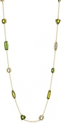 Kate Spade New York Desert Stone Green Scatter Necklace