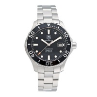 Tag Heuer Men's Aquaracer Calibre 5 Stainless Steel Black Dial Watch #WAN2110.BA0822 Tag Heuer Men's Aquaracer Calibre 5 Stainless Steel Black Dial Watch #WAN2110.BA0822