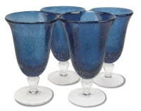 Artland Iris Footed Tea, 18-Ounce, Slate Blue, Set of 4 Artland Iris Footed Tea, 18-Ounce, Slate Blue, Set of 4