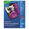 Avery DVD Case Inserts, Matte White, 20 Inserts (8891)