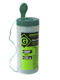 Greenlee 430-500 Poly Fish Line, Tracer Green, 500-Foot Greenlee 430-500 Poly Fish Line, Tracer Green, 500-Foot