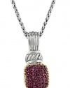 Effy Jewlery Balissima Silver & 18K Gold Ruby Pendant, 1.00 TCW