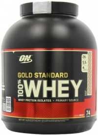 Optimum Nutrition 100% Whey Gold Standard, Rocky Road, 5 Pound Optimum Nutrition 100% Whey Gold Standard, Rocky Road, 5 Pound