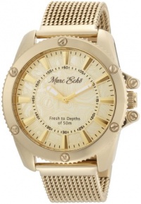 Marc Ecko Men's E18597G1 The Flash Gold Mesh Gold Dial Watch Marc Ecko Men's E18597G1 The Flash Gold Mesh Gold Dial Watch