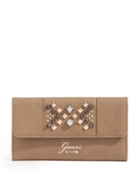 GUESS Women's Jinan Slim Clutch, COGNAC GUESS Women's Jinan Slim Clutch, COGNAC