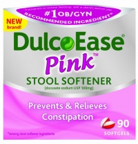 DulcoEase Pink, Stool Softener, 90 Count DulcoEase Pink, Stool Softener, 90 Count