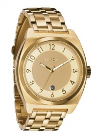 Nixon Quartz Monopoly All Gold Band Gold Dial Women's Watch A325-502 Nixon Quartz Monopoly All Gold Band Gold Dial Women's Watch A325-502