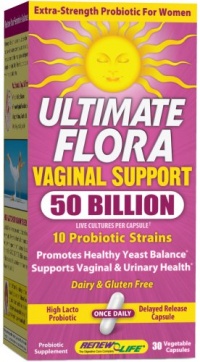 Renew Life Ultimate Flora Vaginal Support 50 Billion, 30-Count Renew Life Ultimate Flora Vaginal Support 50 Billion, 30-Count