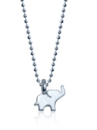 Alex Woo Mini Addition Elephant Chain in Sterling Silver Pendant Necklace , 16 Alex Woo Mini Addition Elephant Chain in Sterling Silver Pendant Necklace , 16