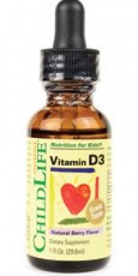 Child Life Vitamin D3, Berry Flavor, Glass Bottle, 1 Ounce