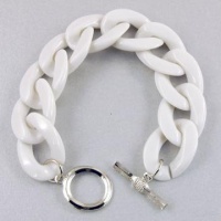 Charmed by Stacy Neon's The Word Chain Link Bracelet (Snow White) Charmed by Stacy Neon's The Word Chain Link Bracelet (Snow White)