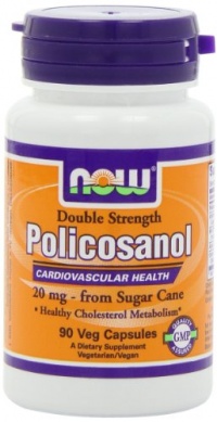 NOW Foods Policosanol 20mg Plus, 90 Vcaps NOW Foods Policosanol 20mg Plus, 90 Vcaps