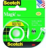 3M Magic Tape with Dispenser, 3/4 x 300 3M Magic Tape with Dispenser, 3/4 x 300