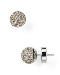 Day or after dark, MICHAEL Michael Kors' pavé -decked studs bring the sparkle. This silvery pair stuns with everything from denim to cocktail dresses. Day or after dark, MICHAEL Michael Kors' pavé -decked studs bring the sparkle. This silvery pair stuns with everything from denim to cocktail dresses.