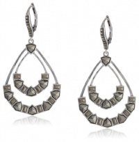 Judith Jack Purple Moon Sterling Silver and Marcasite Double Teardrop Earrings Judith Jack Purple Moon Sterling Silver and Marcasite Double Teardrop Earrings