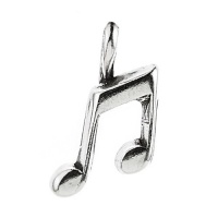 Sterling Silver Musical Notes Charm Sterling Silver Musical Notes Charm