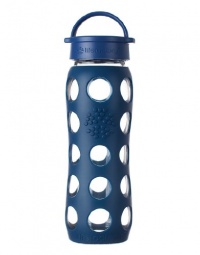 Lifefactory 22-Ounce Beverage Bottle, Midnight Blue Lifefactory 22-Ounce Beverage Bottle, Midnight Blue
