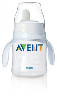 Philips AVENT 4 Ounce BPA Free Classic Polypropylene Bottle to 1st Cup Trainer, 4+ Months, 1-Pack, Clear Philips AVENT 4 Ounce BPA Free Classic Polypropylene Bottle to 1st Cup Trainer, 4+ Months, 1-Pack, Clear