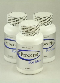 Procerin Tablets - Male Hair Growth Supplement -3 Month Supply (3 bottles - 90 tablets each) Procerin Tablets - Male Hair Growth Supplement -3 Month Supply (3 bottles - 90 tablets each)