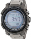 Casio Men's PAW2000T-7CR Pathfinder Digital Multi-Function Titanium Bracelet Watch