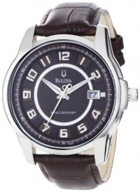 Bulova Men's 96B128 Precisionist Claremont Brown Leather Watch Bulova Men's 96B128 Precisionist Claremont Brown Leather Watch