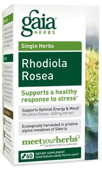 Gaia Herbs - Siberian Rhodiola Rosea, 60 capsules Gaia Herbs - Siberian Rhodiola Rosea, 60 capsules