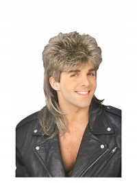Mullet Wig (Blonde) Adult Halloween Costume Accessory Mullet Wig (Blonde) Adult Halloween Costume Accessory