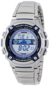 Casio Men's WS210HD-1AVCF Tough Solar Powered Tide and Moon Stainless Steel Watch Casio Men's WS210HD-1AVCF Tough Solar Powered Tide and Moon Stainless Steel Watch