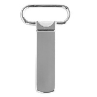 True Fabrications Metal Double-Pronged Cork Puller, Silver True Fabrications Metal Double-Pronged Cork Puller, Silver