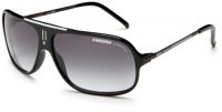 Carrera Cool Navigator Sunglasses,Black And White Frame/Grey Gradient Lens,one size Carrera Cool Navigator Sunglasses,Black And White Frame/Grey Gradient Lens,one size