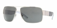 Burberry Sunglasses Be3040 100581 Silver Polar Gray Burberry Sunglasses Be3040 100581 Silver Polar Gray