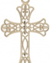 Duragold 14k Yellow Gold Mini Lacy Cross Charm