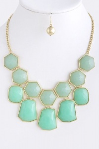 The Milan Couture Necklace 2.0 (A Little Minty)--FREE EARRINGS The Milan Couture Necklace 2.0 (A Little Minty)--FREE EARRINGS