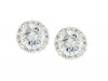 B. Brilliant Sterling Silver Earrings, Pave Cubic Zirconia Stud Earrings (1-3/4 ct. t.w.)